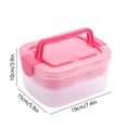 thumbnail image 3 of HOT Insulated Leakproof Lunch Container With 4 Compartments Removable Tray Double Layer Design Hot Cold Food Storage Bpa-Free Plastic For Office School And Travel Durable Microwave Safe, 3 of 6