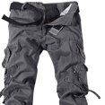 thumbnail image 3 of CEHVOM Pantalon Décontracté pour Homme, Ample, à Multiples Poches, Délavé, Extérieur, Pantalon, 3 of 3