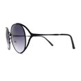 thumbnail image 4 of Womens Oversize Jewel Metal Rim Butterfly Designer Sunglasses Black Smoke, 4 of 4