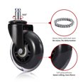 thumbnail image 4 of 5 Pcs Roulette de Chaise 3 Pieds' Universelle Silencieuse Pivotante Roue Roulette de Chaise de Bureau, 4 of 9