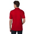 thumbnail image 2 of Hanes Cotton-Blend Men`s Jersey Polo, 4XL, Deep Red, 2 of 4