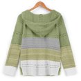 thumbnail image 4 of Kcodviy Femmes Décontracté Patchwork Long Cardigan Imprimé pour Femmes Chandail Manches Chandail à Capuche Cardigan Femmes Chandails Légers Blouse Hauts, 4 of 7