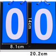 thumbnail image 3 of facefd 2 Pcs Tableau de Score Portable 00-99 Tableau de Score pour Flip Tableau de Score pour Volleyball Basketball Tennis de Table (Bleu et Rouge), 3 of 6