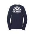 thumbnail image 2 of Gravity Outdoor Co. Performance Long Sleeve Shirt - Deep Navy - White Logo - S, 2 of 2