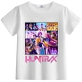 thumbnail image 3 of T-shirt K-pop pour Filles Mignon Dessin Animé Graphique Tendance Drôle T-Shirts Hauts Roses Enfants Manches Courtes Col Rond, 3 of 3