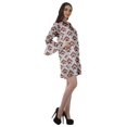 thumbnail image 4 of Moomaya Robes de Plage Imprimées Femmes Robe Aguichant Robes Mini Brodées pour Femmes, 4 of 4