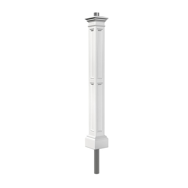 Liberty Lamp Post White with Mount
