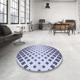 thumbnail image 4 of Ahgly Company Tapis de Zone Carré Lavable en Machine Lavande Bleue, 3 Pieds Carré, 4 of 7