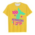 thumbnail image 4 of TZEWGL Chemise Décontractée pour Fille Garçon Mignonne à Imprimé Graphique Col Rond Manches Courtes Vêtements pour Infnants Taille 8-9T, 4 of 4