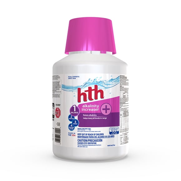 HTH 67009 Swimming Pool Water pH Level Balance Alkalinity Increaser, 5 Pounds