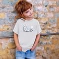 thumbnail image 2 of Chandail Court de Danse 2t Chandails à Manches Longues Filles Garçon et Fille Mode Décontractée Imprimé Col Rond Ample T-Shirt à Manches Courtes Haut, 2 of 4