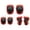Red, variant on Eccomum Kids Knee Pads Set 6 in 1 Protective Gear Kit Knee Elbow Pads with Wrist Guards Children Safety Protection Pads for Rollerblading Cycling Skating