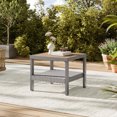 thumbnail image 2 of Songmics Home Collection Sencillo - Petite Table Basse, Table d'Appoint de Jardin, Carré, avec Rangement, Style Transitionnel, Faux Bois, 2 of 5