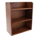 thumbnail image 1 of Armoire de Rangement Murale Rétro à Plusieurs Niveaux en Bois, Boîte de Présentation pour Salon, Rouge, 1 of 8