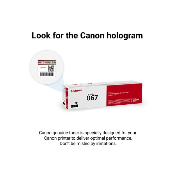 Canon Cartridge 067 H Black 純正トナー Canon 067 Black Toner Cartridge, Compatible to MF656Cdw, MF654Cdw