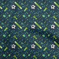 thumbnail image 1 of oneOone Tissu Bleu en Polyester Spandex pour Sports, Projets d'Artisanat, Décor, Tissu Imprimé au Yard, 56 Pouces de Large, 1 of 1