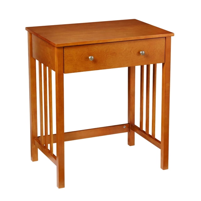 Convenience Concepts Designs2Go Mission Desk in Brown Oak Wood Finish