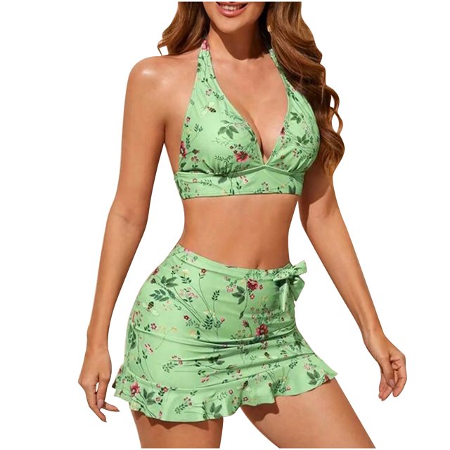Maillot de Bain Femme Mode Deux Pièces Imprimé Bikini Sexy