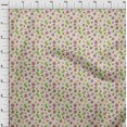 thumbnail image 4 of oneOone Jersey de Coton Beige Tissu Automne Matière de Robe Tissu Imprimé Tissu au Mètre 58 Pouces de Large, 4 of 4