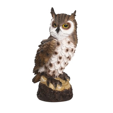 Resin Owl Ornament Garden Outdoor Bird Decoration Resin Crafts Resin Owl Garden Ornament