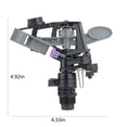 thumbnail image 3 of 1/2 Controllable Angle Plastic Rocker Arm Sprinkler Agricultural Irrigation Garden Garden Watering Greening Irrigation, 3 of 6