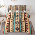 thumbnail image 1 of Western 7 Piece Comforter Set Full Bed in a Bag,Geometric Aztec Bedding Sets,Southwestern Sheet Set with Comforter Geometry Diamond Bed Set,Retro Exotic Stripes Western Home Decor, 1 of 6