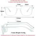 thumbnail image 4 of LifeArt Blue Light Blocking Computer Reading Glasses with Transparent Lens for Women/Men, 4 of 9