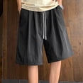thumbnail image 2 of Dagugfen Plus Size Shorts for Men Knee Length Drawstring Drying Loose Lightweight Casual Workout Shorts, 2 of 8