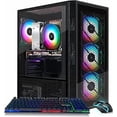 thumbnail image 1 of STGAubron Gaming PC Computer Desktop, AMD Ryzen 5 5500 up to 4.2G, Radeon RX 580 8G, 16G DDR4, 1T SSD, WiFi 6, BT 5.2, RGB Fan x4, Windows 11 Home, 1 of 5