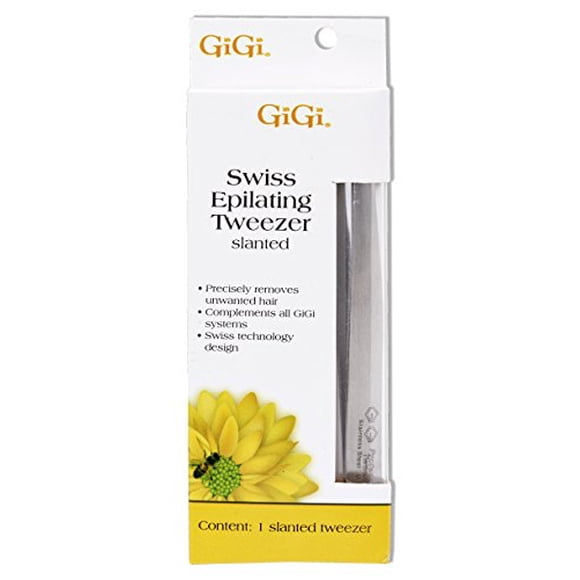 GiGi Slanted Tweezer for Ingrown Hair and Stubble Removal