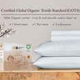 thumbnail image 4 of California Design Den 100% Organic Cotton Sheet Sets, Percale Sheets, Deep Pocket, Soft, Breathable & Cooling Bedsheets, 4 of 6
