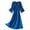 Dark Blue, variant on Cameland Women's Lace Sleeping Night Shirts Summer Sleepwear Short Pajama Sleep Shirt Silk Nightgown Satin Night Gown Dresses Soft Lace Short Sleeve V Neck Nightshirt