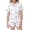 White_007, variant on Aocisk Pajamas for Kids Girls Bow Knot Printed Pajamas Set Short Sleeve Button Top Shorts Home Sleepwear for Children Pajamas for Girls Pink_001 6-7 Years