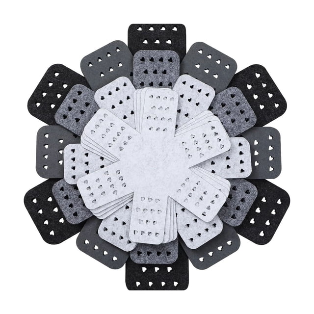 fheaev Pot And Pan Protectors 12 Pcs Pan Protectors For Stacking Pots And Pans Dividers 4 Different Sizes Avoid Scratching Cookware Protectors