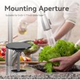 thumbnail image 5 of Stainless Steel Metal 2 Inch Kitchen Faucet Hole Cover Faucet Hole Plug Matte Black 2 Inch Kitchen Faucet Hole Cover Faucet Hole Plug Matte Black Sink Hole Cover Black for Prevent Leaks, 5 of 5