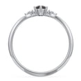 thumbnail image 4 of Birthstone Oval Ring with Shoulder Accents - Smokey Quartz (June), 4 of 5