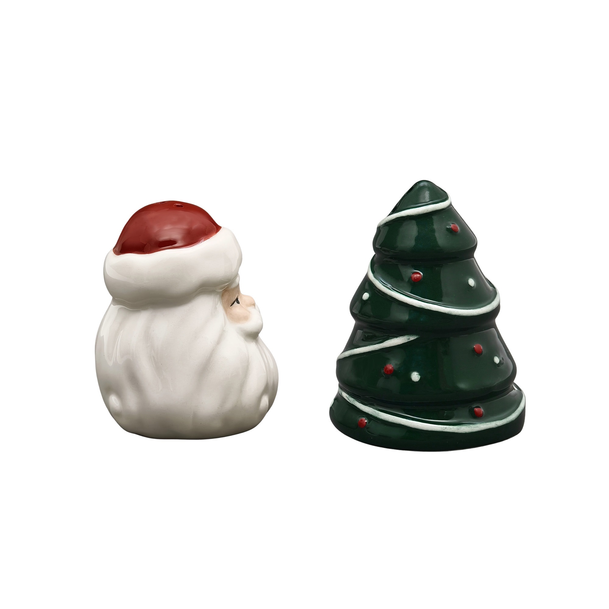 Holiday Time Cranberry Spice Kids Collection light Santa& Tree Salt an