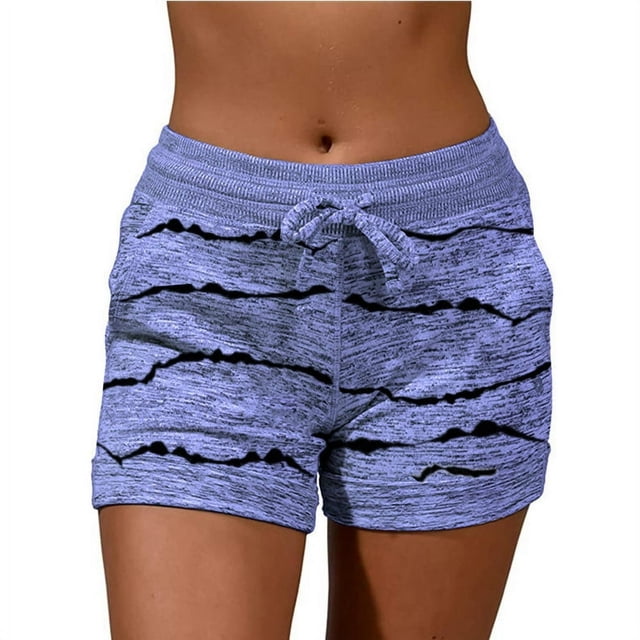 Women Soft And Comfy Activewear Lounge Shorts With Pockets And Drawstring