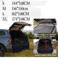 thumbnail image 2 of Magnetic Car Sunshade & Mosquito Net - Dual-Function Windshield Screen & Tailgate Mesh for MPV/SUV, Ideal for Camping Ventilation, 2 of 6