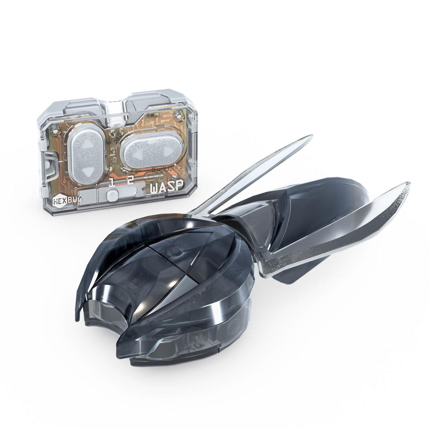HEXBUG Wasp, Insecte commandé à distance, Jouet insecte factice, Spécimen robot motorisé, cadeau pour garçons et filles à partir de 3 ans