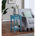 thumbnail image 1 of French Country Khloe Deluxe One-Drawer Accent Table with Shelf in Blue Wood, 1 of 9