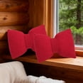 thumbnail image 1 of Dvkptbk Cotton Bow Pillows and Linen Pillow Solid Color Sofa Pillow Cushion Two Purpose Bow Pillow Lumbar Pillow 16X12 Inches Motheres Day Gift Pillow Bedding, 1 of 6