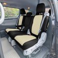 thumbnail image 5 of For 2018–2023 Honda Odyssey FH Group Neoprene Custom Fit Waterproof Car Seat Covers - 2nd Row Beige, 5 of 5