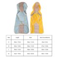 thumbnail image 2 of 4 Sizes Dog Raincoat Waterproof Breathable Lightweight Windproof Pet Hooded Rain Jacket with Safety Reflective Stripe for Small Medium Large Dogs (2 Colors) [XL-yellow], 2 of 9