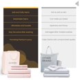 thumbnail image 3 of SGI Bedding 1000 TC Egyptian Cotton Bed Sheet Set - Queen Size Sheets 1000 Count Sheets for Queen Size Bed - Soft, Durable Sheets Cotton Sheets in 1000 TC 15" Deep Blush, 3 of 6