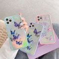 thumbnail image 3 of Compatible avec iPhone Case, Cute Bling Glitter Clear Iridescent Butterfly Phone Case Slim Thin Soft Silicone [Sparkle Stars Shockproof Drop Protection] pour iPhone, 3 of 3