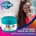 thumbnail image 4 of Stylin Dredz Gel Twistin Toffee à Tenue Extra Forte 8,45 fl oz, 4 of 4