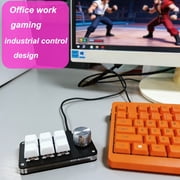 6-Key Mechanical Keyboard with Programmable Macro Keys, USB Wired Connection, Plug-and-, Ergonomic Design, Strong Portability, Ideal for Gaming, Office Work