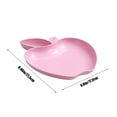 thumbnail image 3 of pstuiky Wheat Straw Plates 1-Piece Set with Vinegar Dish Creative Design for Fruit, Snacks, Dumplings Reusable & Dishwasher Safe Kitchen & Dining Tableware, 3 of 6