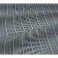 thumbnail image 4 of oneOone Tissu Jersey Viscose Rayures Multicolores Tissu Imprimé 1 Yard 60 Inch Wide, 4 of 4